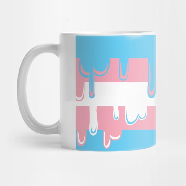 Dripping Trans Pride by GalaxyEggToast